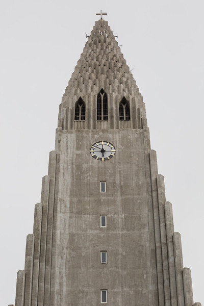 冰岛雷克雅未克的Hallgrimskirkja大教堂