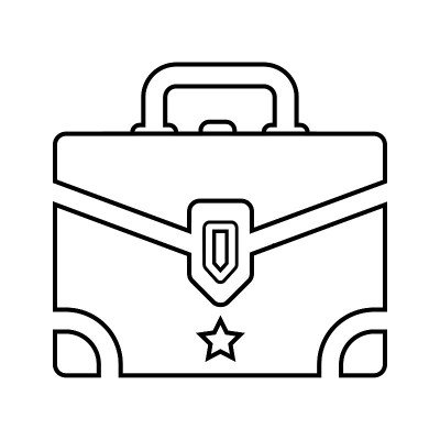 公文包轮廓图标