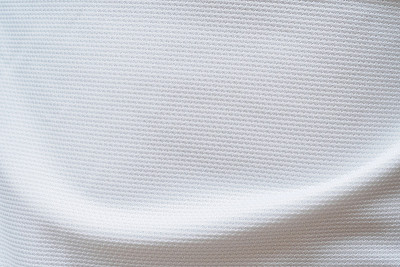白色足球运动衫服装面料质地运动服背景