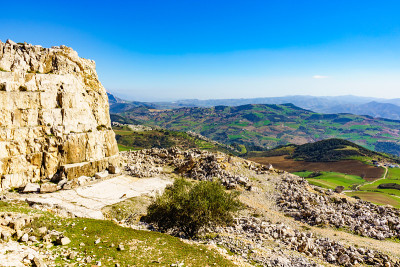 西班牙Torcal de Antequera山区景观