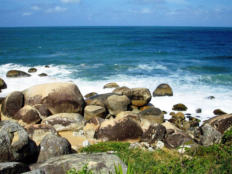 海滩阳光和大海