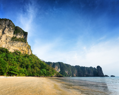 热带景观。甲米。泰国