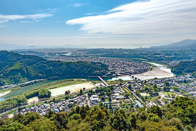 岩国市的城市景观