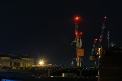 工厂夜景
