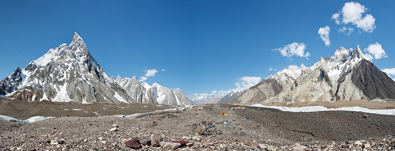协和全景，喀喇昆仑山脉，巴基斯坦