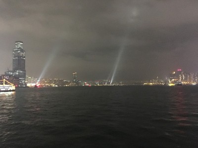 香港维多利亚港的美景