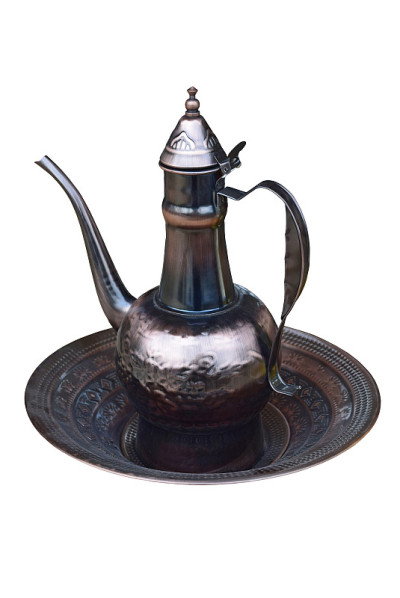 乌兹别克复古茶托。