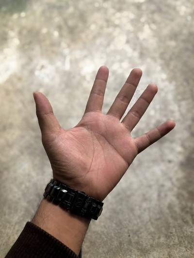 干净的手掌