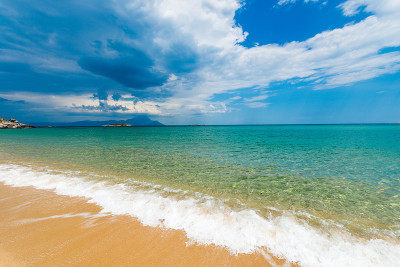 海滩的背景