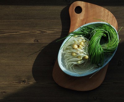 韩国菜配料野生韭菜