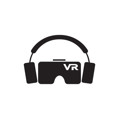Virtual reality vr icon graphic design template