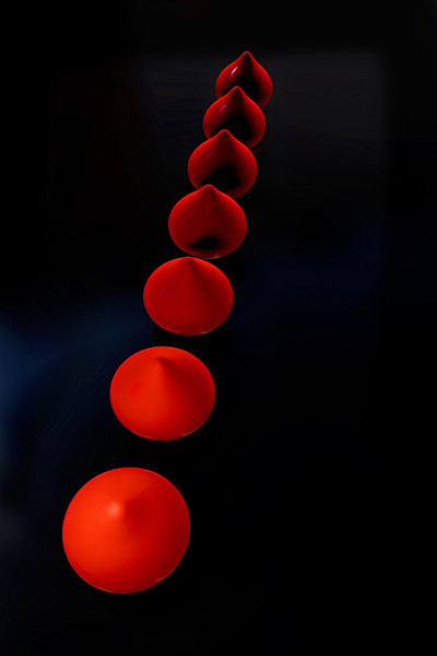 血滴- 3d渲染插图