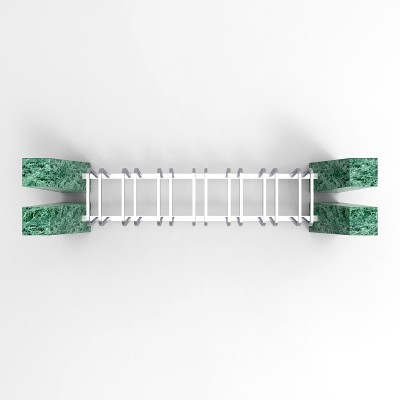 3d图像的自行车停车场Rimini俯视图