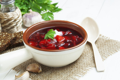 Borsh。俄罗斯的传统菜