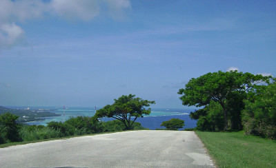 远眺大海，塞班北部地区