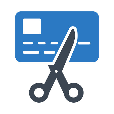credit card cut