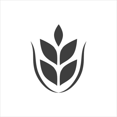 小穗图标在白色背景。向量EPS10