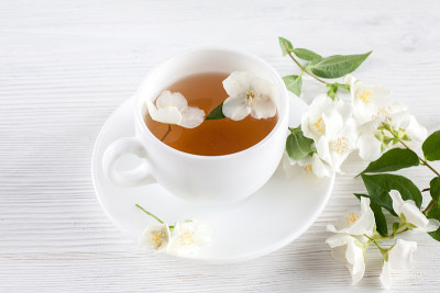 与茉莉花茶