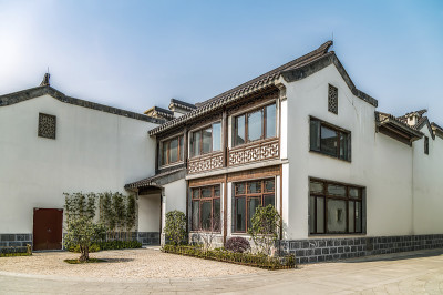 南京老城门东侧古建筑及街景