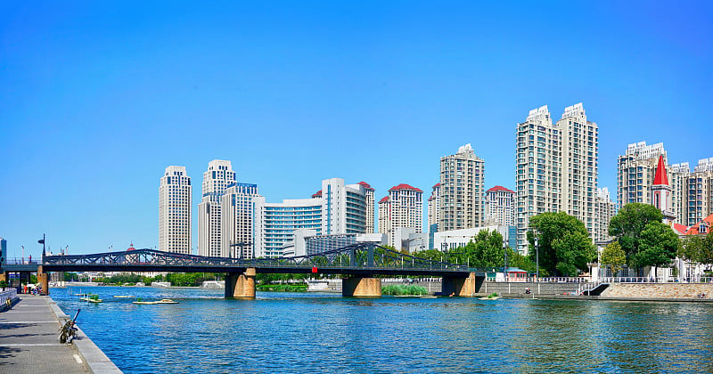 海河全景