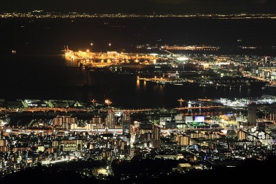 日本神户1000万美元的夜景