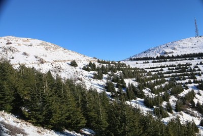 黎巴嫩山上的雪