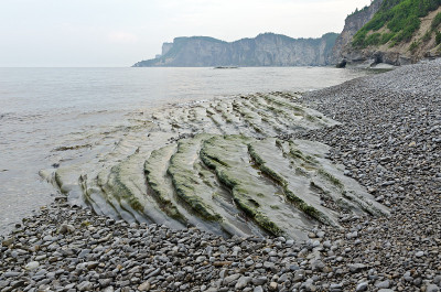 圣劳伦斯湾灰色的海水