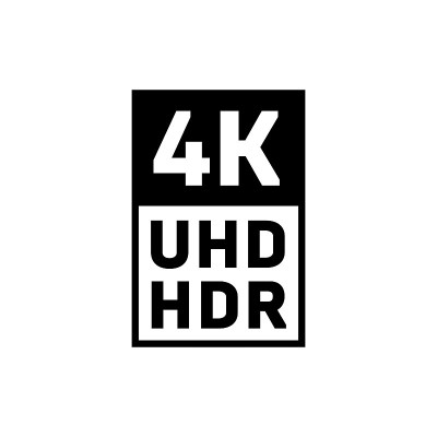 4K超高清HDR符号