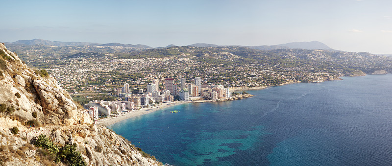 Calp的海滩