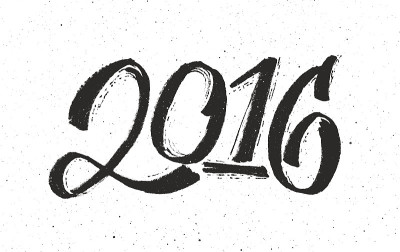 2016年新年复古贺卡