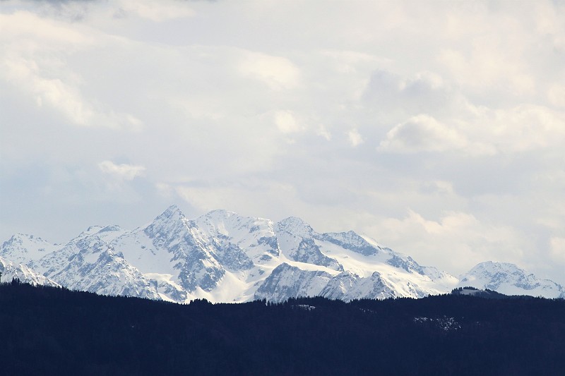 山脉或链贝勒顿cote savoie-france