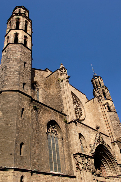 Santa Maria del Mar，巴塞罗那，西班牙