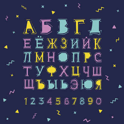 手绘字体样式。