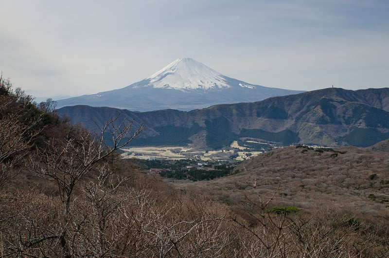 大浪谷的富士山