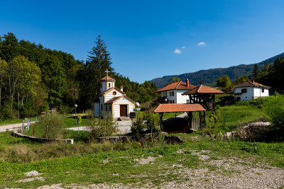 塞尔维亚Rsovci村附近的修道院Saint Ilija (Sveti Ilija)。