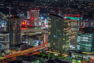 夜景了