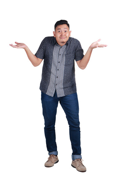 我不知道手势