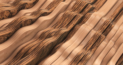 天然木材的背景。纹理模式。3D插图渲染