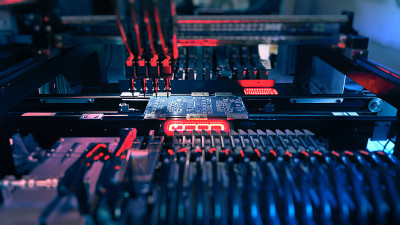 机器视觉系统检查PCB元件的尺寸和位置。