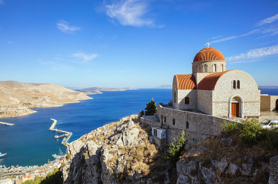 Agios Savvas修道院，波西亚，Kalymnos，希腊