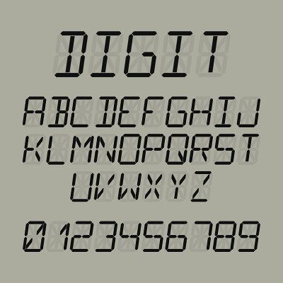 数字字体