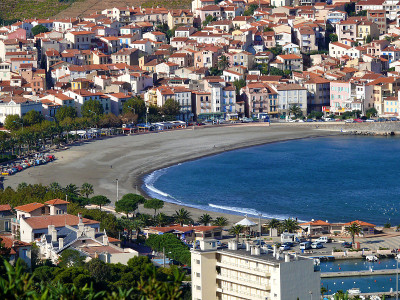Banyuls sur Mer 鸟瞰图