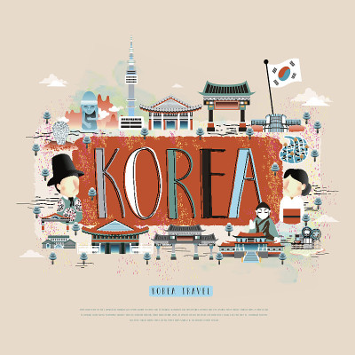 韩国旅游海报