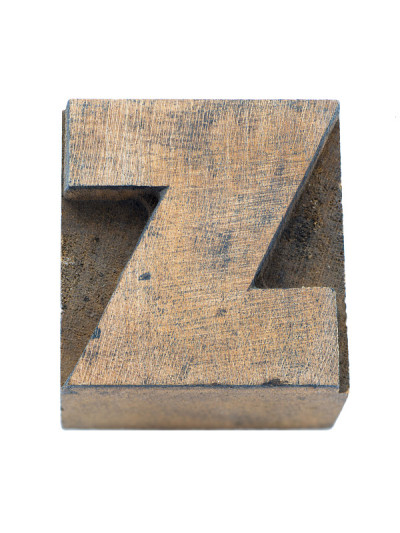 木制Z字母