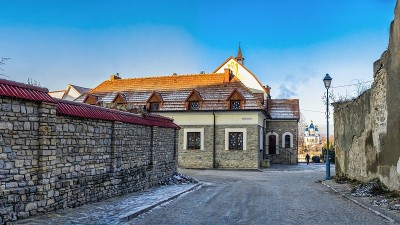 乌克兰Kamianets-Podilskyi老街