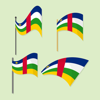 中非共和国旗