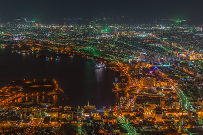 日本函馆市夜景