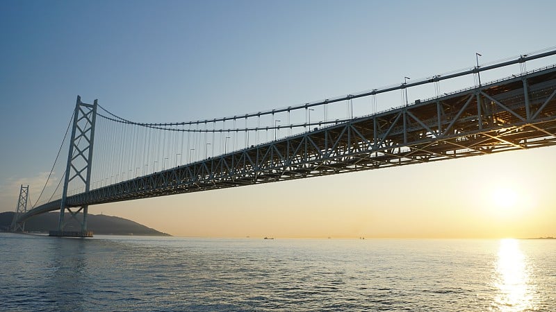 日本兵库县明石海峡大桥