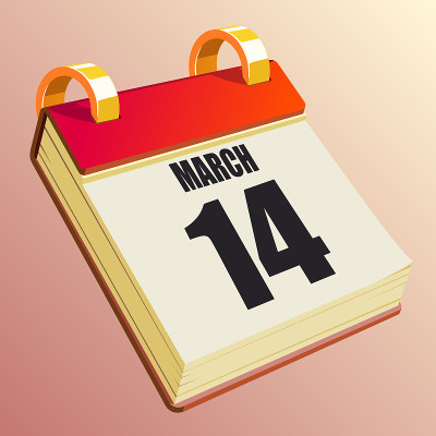 红色日历3月14日