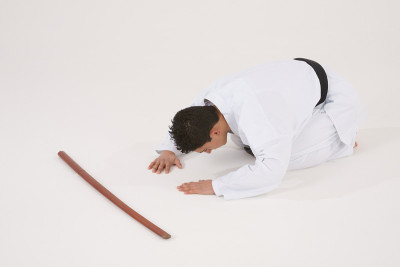 鞠躬男性空手道服装